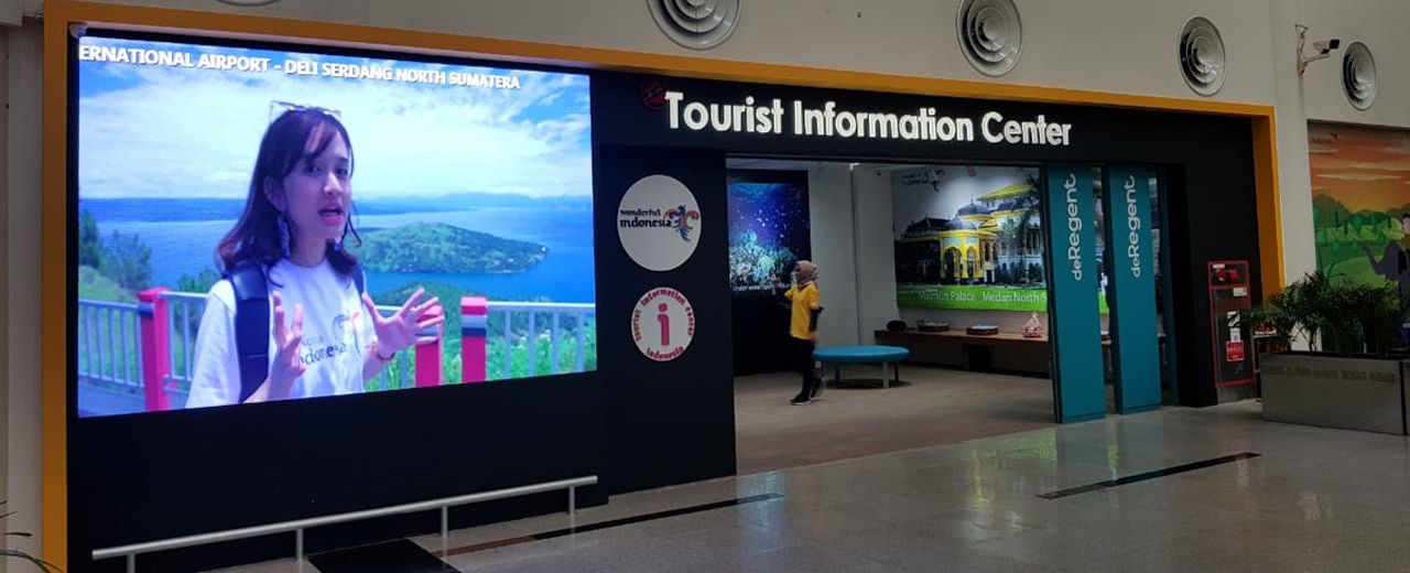 LED Screen TIC Bandara Kualanamu Medan